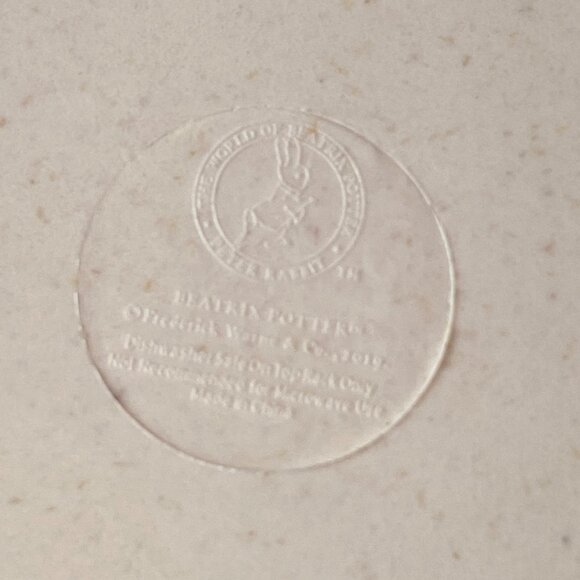 Peter Rabbit Bamboo Fiber Large Fruit Bowl Candy Beatrix Potter Easter Eggs 10" - Picture 4 of 11